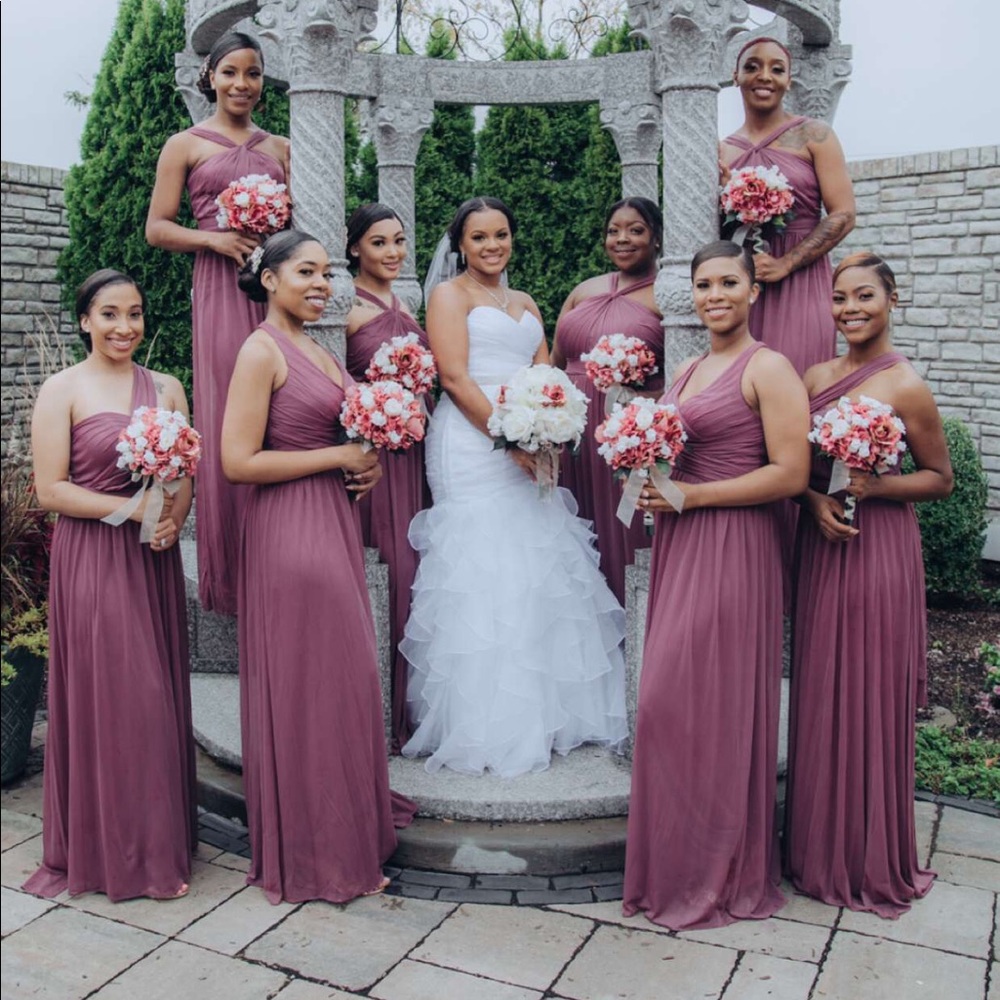 Plus size bridesmaid dress